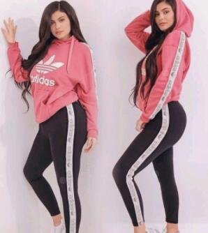 Yoga pants and a hoodie