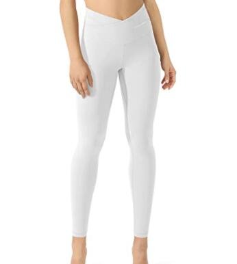 white yoga pants with Inner Pocket